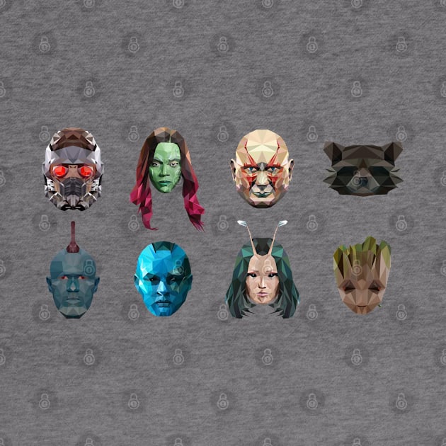 Guardians Of the Galaxy Poly (orizzontal) by CriSan